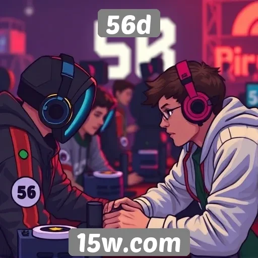 Crescimento da comunidade gamer no 56d